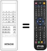 Replacement remote control Hitachi C15-P-110VT