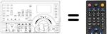 Replacement remote control NordMende V6005S