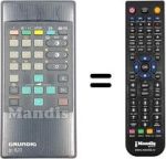 Replacement remote control Grundig CUC5301