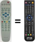 Replacement remote control Philips 28PT4458