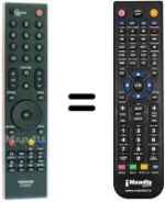Replacement remote control REMCON1138