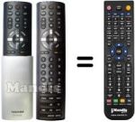 Replacement remote control REMCON198