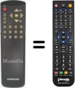 Replacement remote control Samsung CX5312W