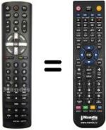 Replacement remote control REMCON740