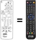 Replacement remote control REMCON257