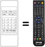 Replacement remote control Audiosonic KBB1574