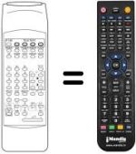 Replacement remote control Beko 61J187