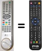 Replacement remote control LG RE56NZ21RB