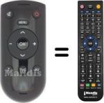 Replacement remote control Grundig 40VLE8160BP