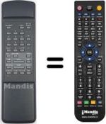 Replacement remote control Philips 2SB56 / 08