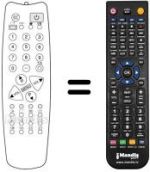 Replacement remote control Reflex CTV2095 TXT