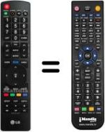 Replacement remote control LG 32LK430