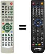 Replacement remote control REMCON455