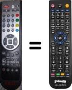 Replacement remote control Akai SUP5684