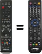 Replacement remote control Samsung LE37R74BD