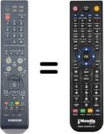 Replacement remote control Samsung PS42C7HDX / /XET