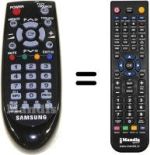 Replacement remote control Samsung WS28W8VNE8XXEC