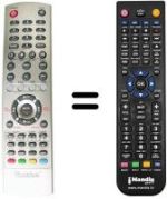 Replacement remote control REMCON174