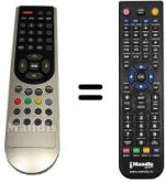 Replacement remote control Beko XLX187R