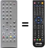 Replacement remote control Lenoir 2043L