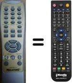 Replacement remote control CAT MEGATONEAVS8010