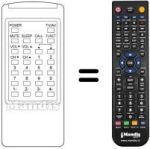 Replacement remote control REMCON1212