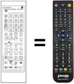 Replacement remote control Hitachi C25P811VT
