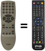 Replacement remote control CT-833