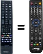 Replacement remote control Toshiba 37RL833G