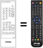 Replacement remote control Toshiba CT-9401
