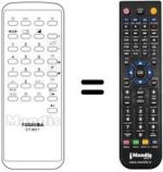 Replacement remote control CT-9617