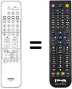 Replacement remote control CT-9626