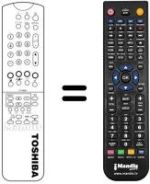 Replacement remote control CT-9868