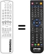 Replacement remote control CT-9901
