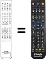 Replacement remote control Hitachi CPT2870