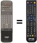 Replacement remote control CT-9734