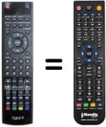 Replacement remote control Akai AKTV2602