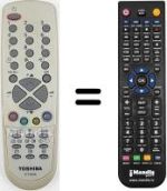 Replacement remote control CT-835