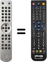 Replacement remote control AZUR-540C-V1