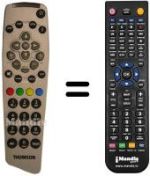 Replacement remote control REMCON587