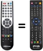 Replacement remote control United DVBT9994Z