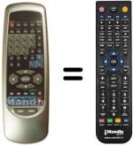Replacement remote control REMCON1224