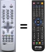 Replacement remote control Daewoo DTZ29V7