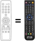 Replacement remote control RC211