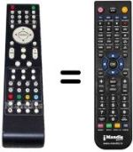 Replacement remote control Dangaard 504C2608103