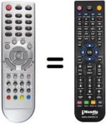 Replacement remote control NordMende N325LDF