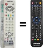 Replacement remote control Panasonic EUR511224