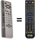 Replacement remote control Panasonic EUR511266