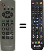Replacement remote control Panasonic TC-14JR1C