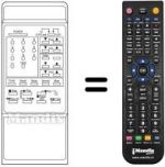 Replacement remote control EUR51244